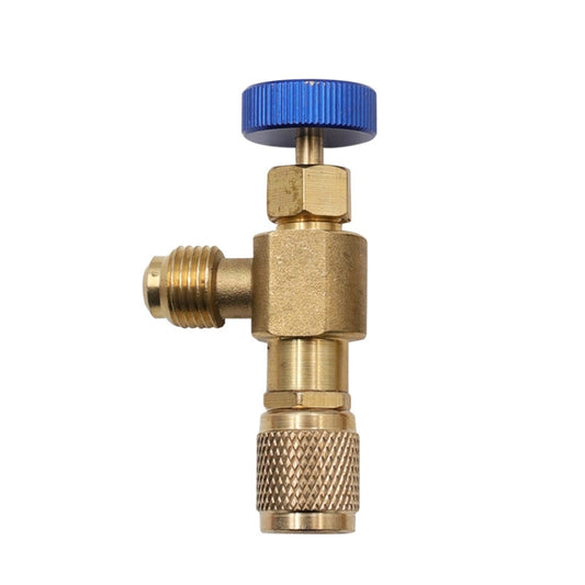 Air Conditioner Fluoridation Safety Valve Refrigerant Filling Connector(Side R410 Bottom R22) - In Car by buy2fix | Online Shopping UK | buy2fix