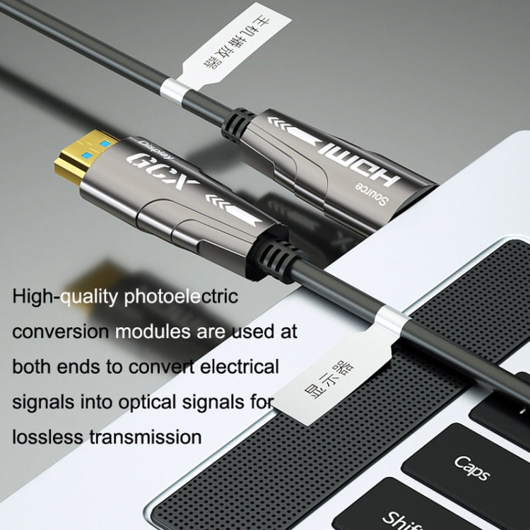 HDMI 2.0 Male To HDMI 2.0 Male 4K HD Active Optical Cable, Cable Length: 20m - Audio Optical Cables by buy2fix | Online Shopping UK | buy2fix