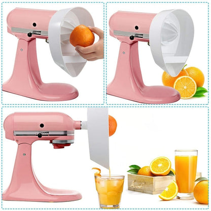 For KitchenAid 4.5QT/5QT KA-007 Orange Squeezer Filter Base + Filter Basket + Juicer Reamer + Shaft - Home & Garden by buy2fix | Online Shopping UK | buy2fix