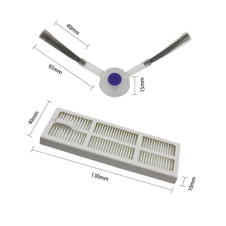 For Narwal Clean Robot J3 Spare Part Accessory 2pcs Side Brush - Consumer Electronics by buy2fix | Online Shopping UK | buy2fix