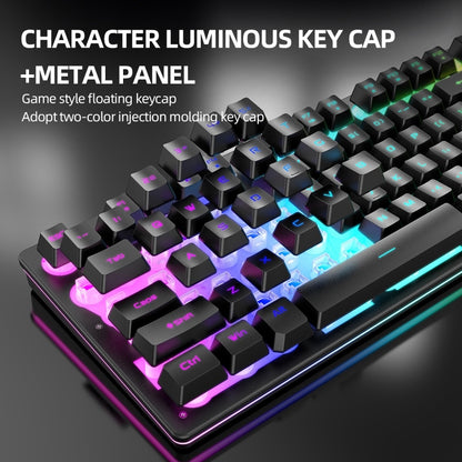 Attack Shark T3RGB RGB Luminous Wireless Keyboard And Mouse Set(Black) - Wireless Keyboard by Attack Shark | Online Shopping UK | buy2fix