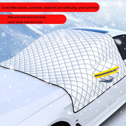 SUITU R-3945 Car Winter Front Glass Snow Shield Defrost Sunshade Thickened Car Clothing, Style: 12 Magnets Three Layers Thickened - In Car by SUITU | Online Shopping UK | buy2fix