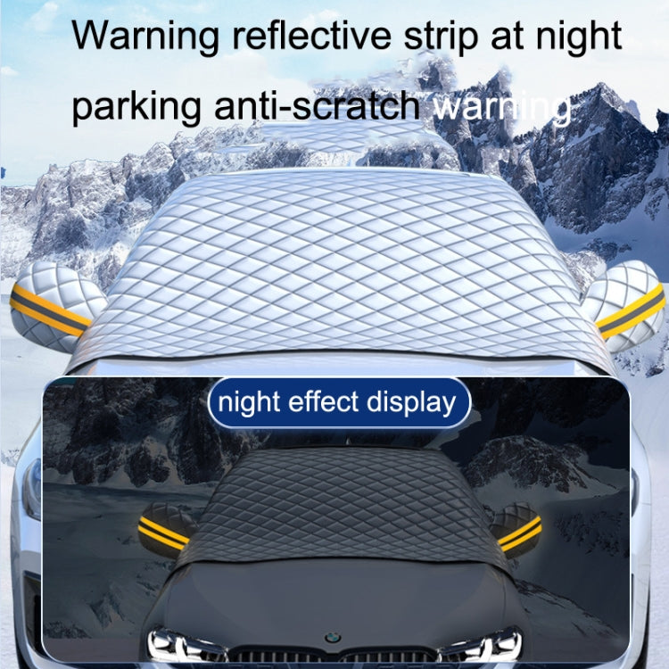 SUITU R-3945 Car Winter Front Glass Snow Shield Defrost Sunshade Thickened Car Clothing, Style: 12 Magnets Three Layers Thickened - In Car by SUITU | Online Shopping UK | buy2fix