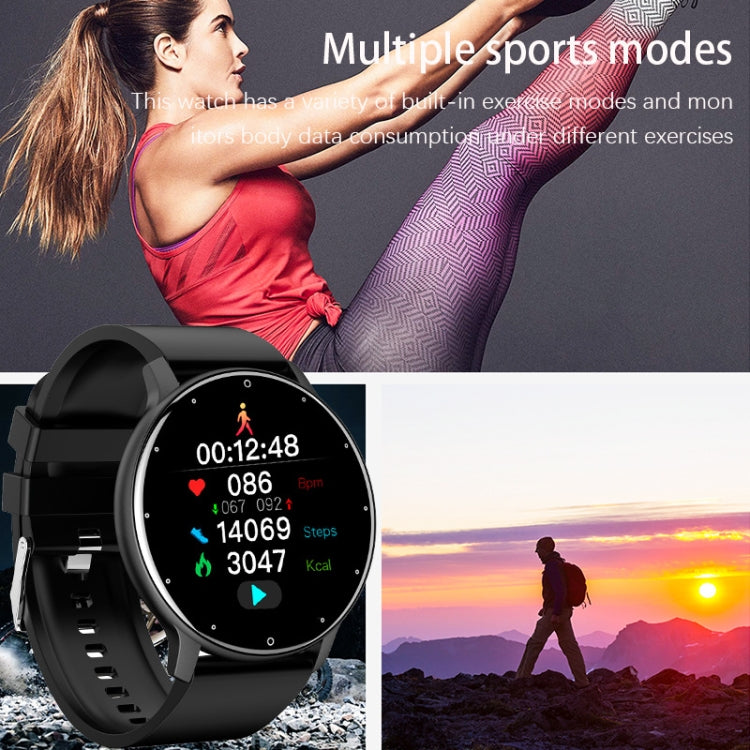 BW0223 Heart Rate/Blood Oxygen/Blood Pressure Monitoring Bluetooth Smart Calling Watch, Color: Silicone Blue - Smart Wear by buy2fix | Online Shopping UK | buy2fix