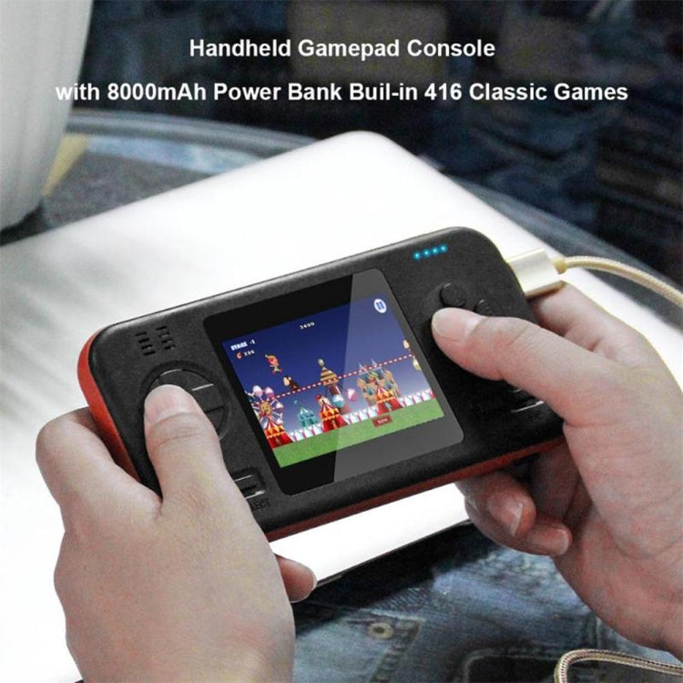 416 Pocket Console Portable Color Screen 8000mAh Rechargeable Game Machine(White) - Pocket Console by buy2fix | Online Shopping UK | buy2fix