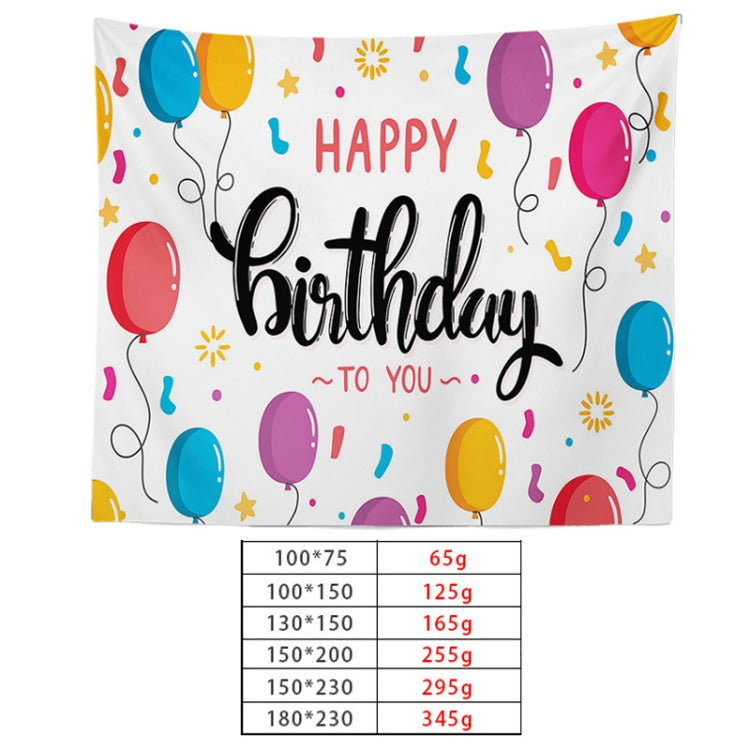 Happy Birthday Photo Backdrop Party Decoration Tapestry, Size: 150x100cm(GT56-3) - Camera Accessories by buy2fix | Online Shopping UK | buy2fix