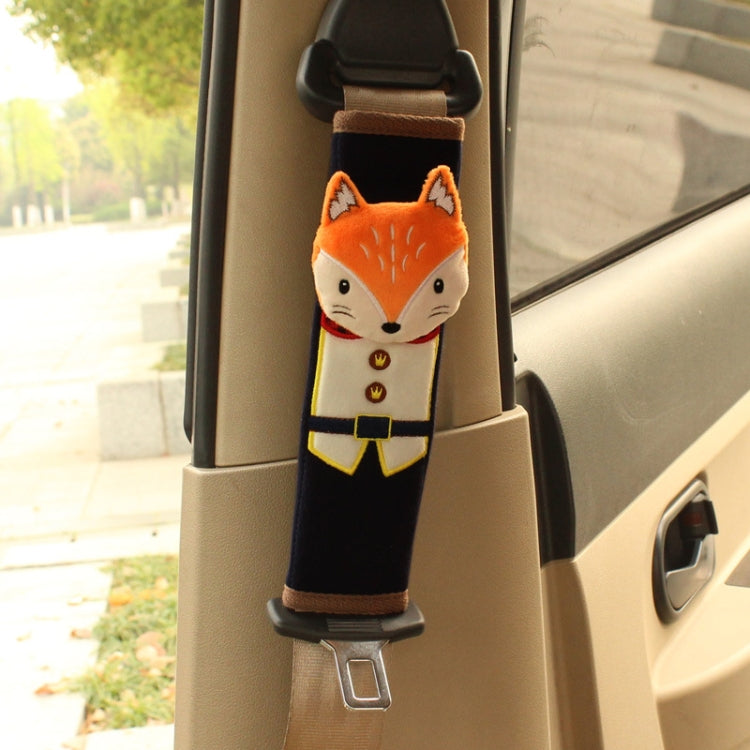 H002 Children Car Seat Belt Cartoon Cover(Fox) - In Car by buy2fix | Online Shopping UK | buy2fix