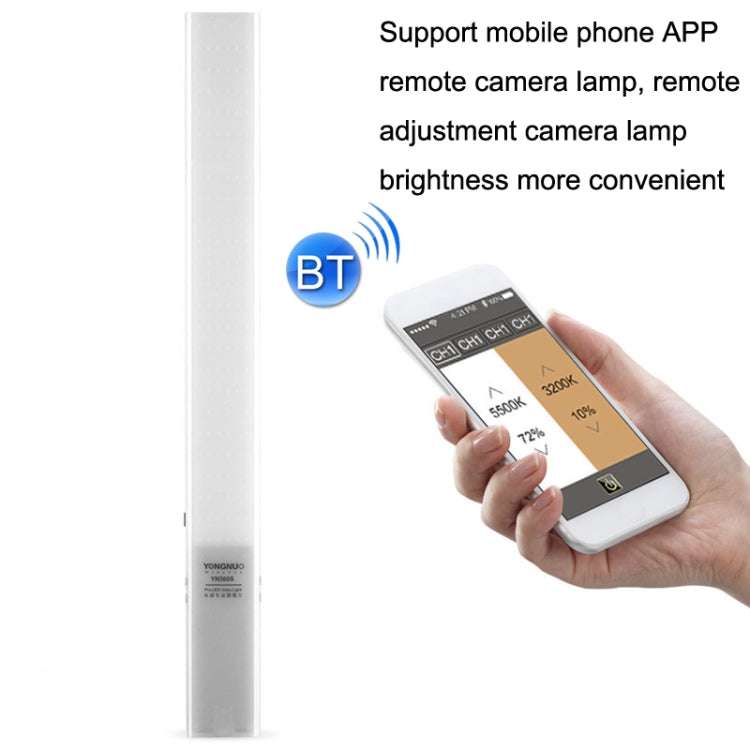 YONGNUO YN360S SLR LED Fill Light Stick Handheld Camera Lights External Photo Lamp, Style: Standard+Power Supply - Camera Accessories by YONGNUO | Online Shopping UK | buy2fix