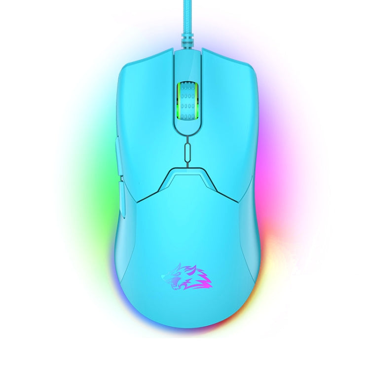 ZIYOU LANG M6 7 Keys 7200DPI Macro Programming Game RGB Backlight Mouse, Cable Length:1.5m(Blue) - Wired Mice by ZIYOU LANG | Online Shopping UK | buy2fix