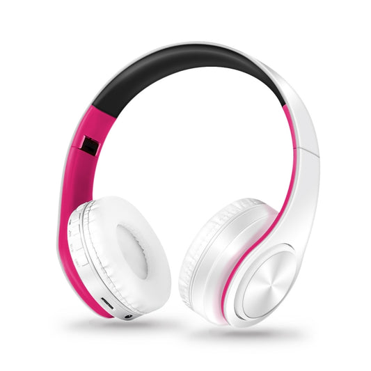 LPT660 Bluetooth Wireless Headset HIFI Stereo Sports Headphones(White+Pink) - Apple Accessories by buy2fix | Online Shopping UK | buy2fix