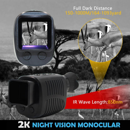 Video Pictures 5X HD 1080P Digital Night Visual Instrument Infrared Single Tube Binoculars+32G Memory - Monocular Binoculars by buy2fix | Online Shopping UK | buy2fix