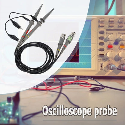 2pcs P6100 Oscilloscope Probe DC-100MHz BNC Connectors Scope Clip Probe - Other Tester Tool by buy2fix | Online Shopping UK | buy2fix