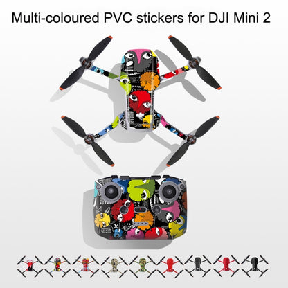 Sunnylife MM2-TZ452 For DJI Mini 2 Waterproof PVC Drone Body + Arm + Remote Control Decorative Protective Stickers Set(Desert Camouflage) - Stickers by Sunnylife | Online Shopping UK | buy2fix