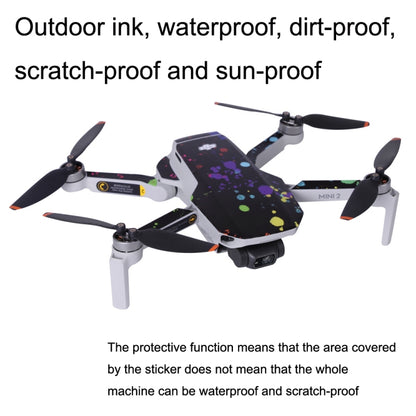 Sunnylife MM2-TZ452 For DJI Mini 2 Waterproof PVC Drone Body + Arm + Remote Control Decorative Protective Stickers Set(Drawing Red) - Stickers by Sunnylife | Online Shopping UK | buy2fix