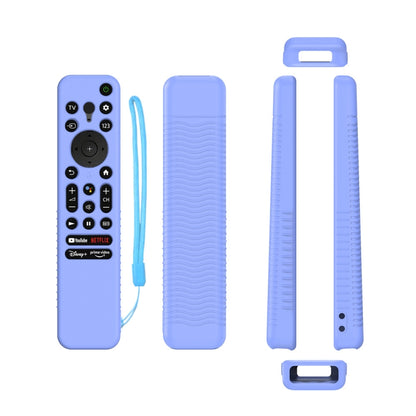 Y56 Voice Remote Silicone Anti-Fall Protective Case For Sony RMF-TX800U/C/P/T/900U(Luminous Blue) - Consumer Electronics by buy2fix | Online Shopping UK | buy2fix