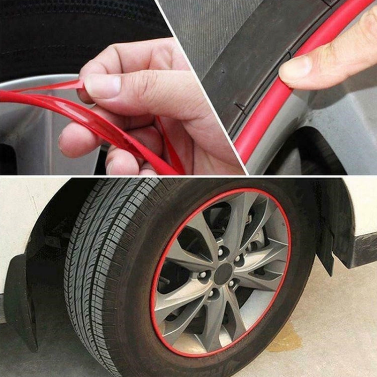8m/roll Car Wheel General Sticker Modified Protection Sticker Anti-collision Strip(Gray) - In Car by buy2fix | Online Shopping UK | buy2fix