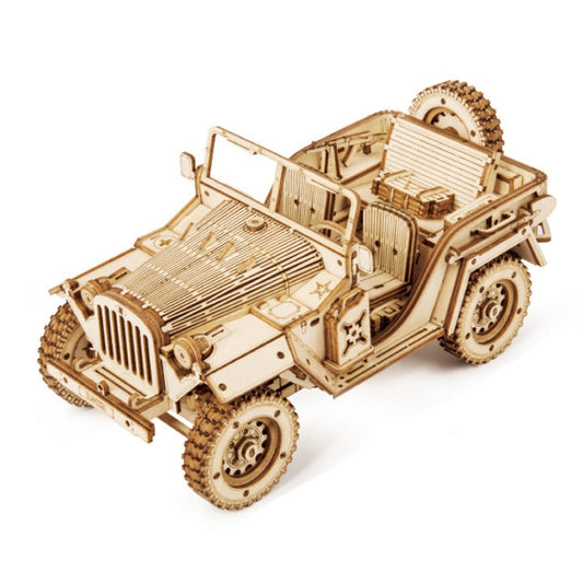 MC701 Jeep 3D Three -Dimensional Puzzle Board Children Wood Puzzles Model - Puzzle Toys by buy2fix | Online Shopping UK | buy2fix