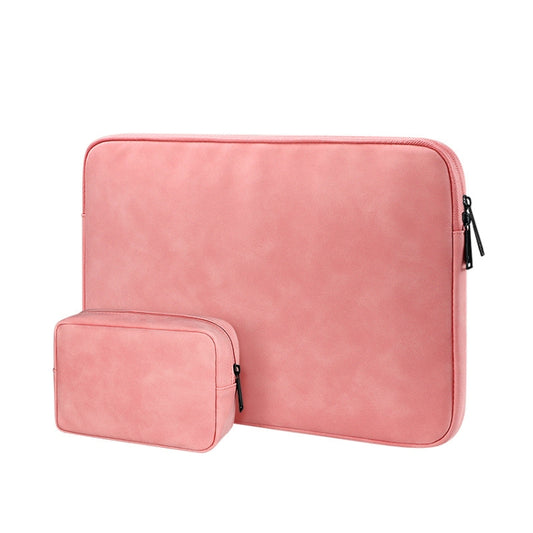 ND12 Lambskin Laptop Lightweight Waterproof Sleeve Bag, Size: 13.3 inches(Pink with Bag) - 13.3 inch by buy2fix | Online Shopping UK | buy2fix