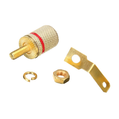 10pcs Speaker Gold-plated 4MM Banana Plug Terminal(306) - In Car by buy2fix | Online Shopping UK | buy2fix