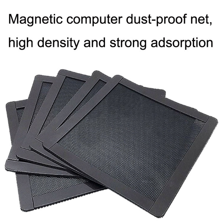 10pcs 12x24cm With Magnetic Suction PVC Cooling Fan Dust Net Desktop Computer Industrial Fan Filter Cover -  by buy2fix | Online Shopping UK | buy2fix