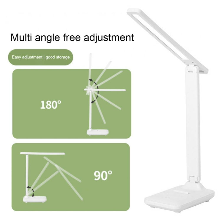 LED Intelligent Digital Display Foldable Desk Lamp, Style: USB Straight Plug -  by buy2fix | Online Shopping UK | buy2fix