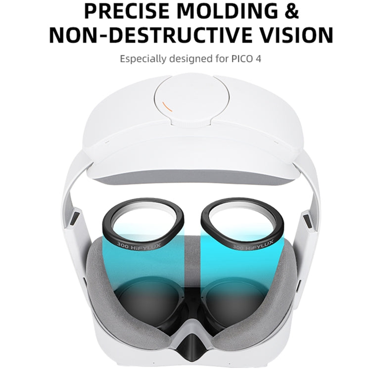 For PICO 4 Hifylux PC-QF25 1pair Magnetic Myopia Glasses Box Non-spherical Resin VR Glasses Accessories(250 Degrees) - Consumer Electronics by Hifylux | Online Shopping UK | buy2fix