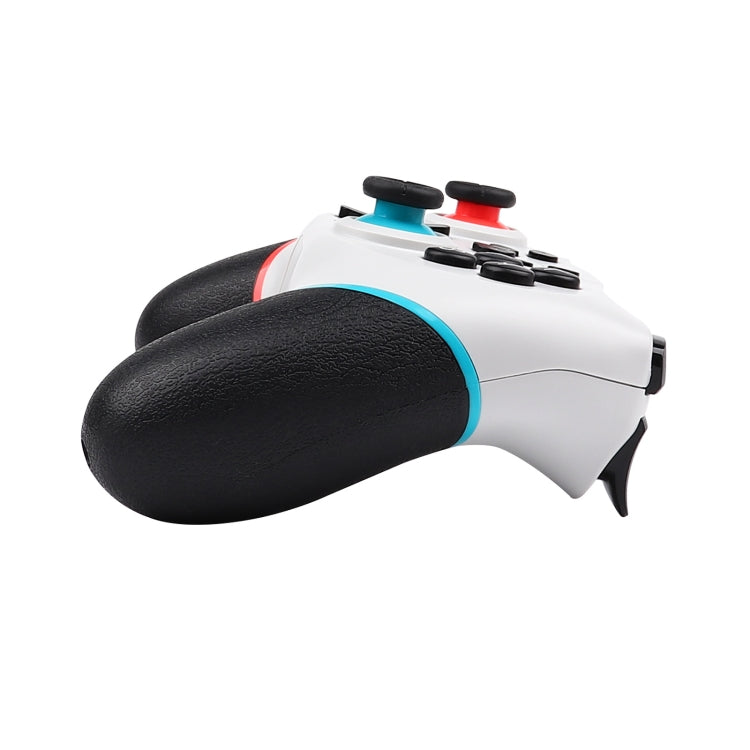 For Nintendo Switch Pro Wireless Bluetooth Handle with Macro Programming & Somatosensory Wake-up(White Red Blue) - Gamepads by buy2fix | Online Shopping UK | buy2fix