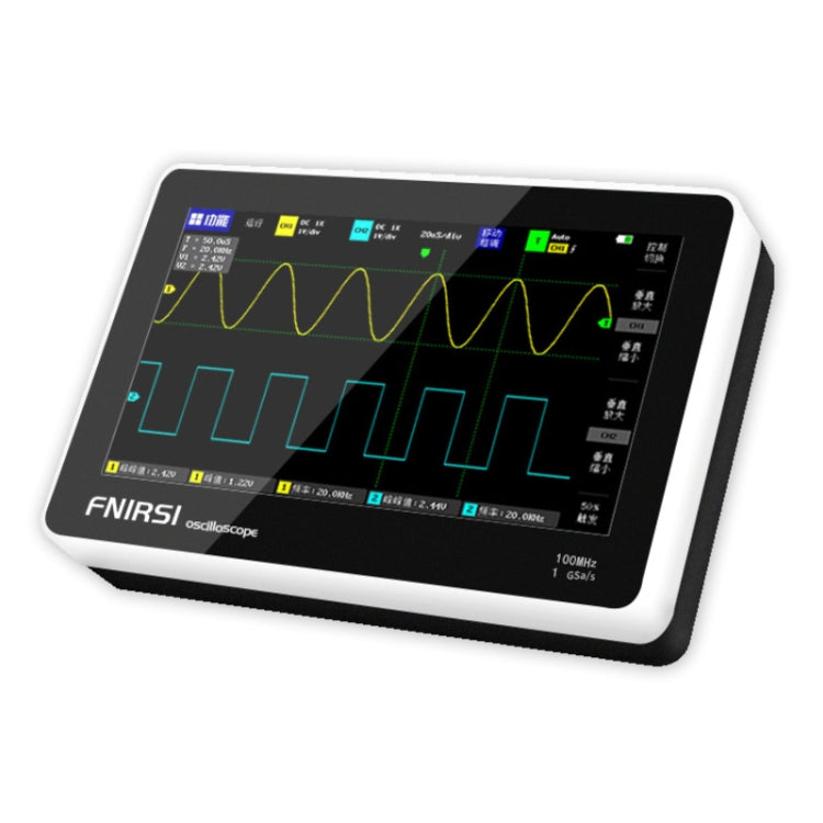 FNIRSI 1013D 1GS Sampling Dual Channel 100M Bandwidth Digital Oscilloscope, US Plug(English) - Digital Multimeter by FNIRSI | Online Shopping UK | buy2fix