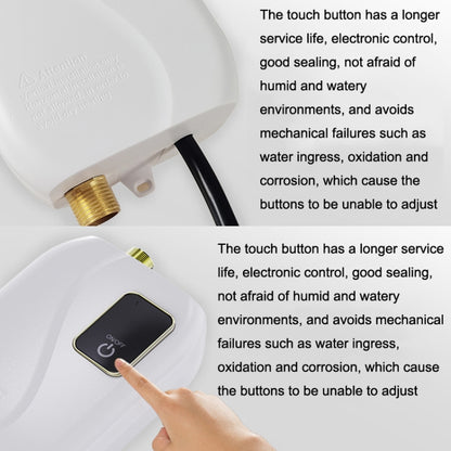 Instant Water Heater Mini Kitchen Quick Heater Household Hand Washing Water Heater EU  Plug(White) - Water Heaters & Parts by buy2fix | Online Shopping UK | buy2fix