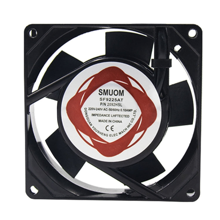 220V Double Ball Bearing 9cm Silent Chassis Cabinet Heat Dissipation Fan - Fan Cooling by buy2fix | Online Shopping UK | buy2fix