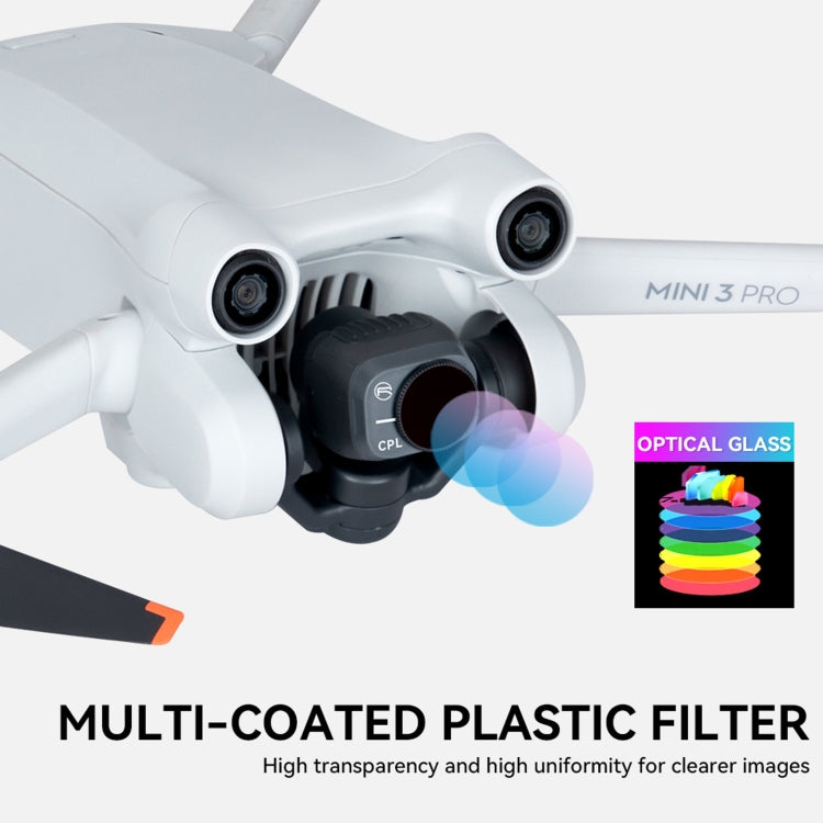 For DJI Mini 3 Pro RCSTQ PL Filters Drone Accessoires 6 In 1 UV+CPL+ND/PL 8/16/32/64 - Other by RCSTQ | Online Shopping UK | buy2fix