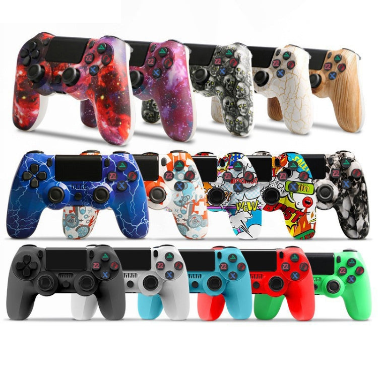 For PS4 Wireless Bluetooth Game Controller With Light Strip Dual Vibration Game Handle(Hulk) - Gamepads by buy2fix | Online Shopping UK | buy2fix