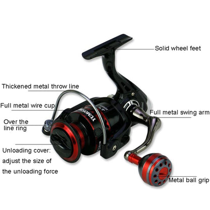 YUMOSHI RS7000 Metal Rocker Fishing Reel - Fishing Reels by YUMOSHI | Online Shopping UK | buy2fix