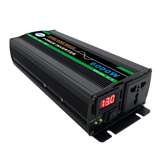 6000W 24V to 220V High Power Car Pure Sine Wave Inverter Power Converter - Pure Sine Wave by buy2fix | Online Shopping UK | buy2fix