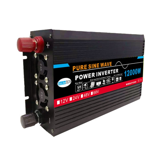 12000W 12V to 220V High Power Car Pure Sine Wave Inverter Power Converter - Pure Sine Wave by buy2fix | Online Shopping UK | buy2fix