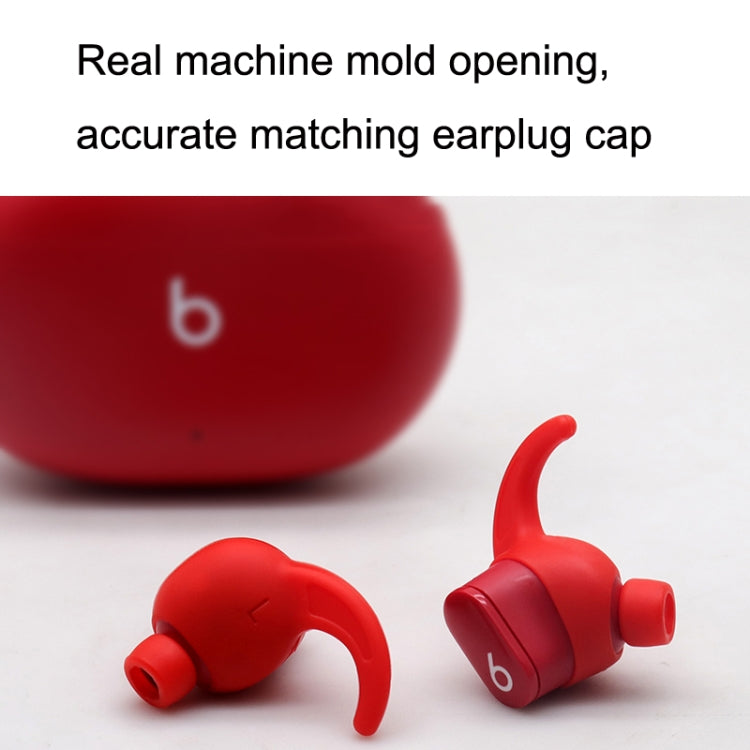 For Beats Studio Buds 2pairs Wireless Bluetooth Earphone Silicone Non-slip Ear Caps(Red) - Anti-dust & Ear Caps by buy2fix | Online Shopping UK | buy2fix