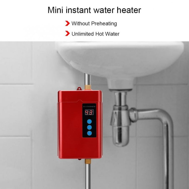 AU Plug 4000W Electric Water Heater With Remote Control Adjustable Temperate(Black) - Water Heaters & Parts by buy2fix | Online Shopping UK | buy2fix