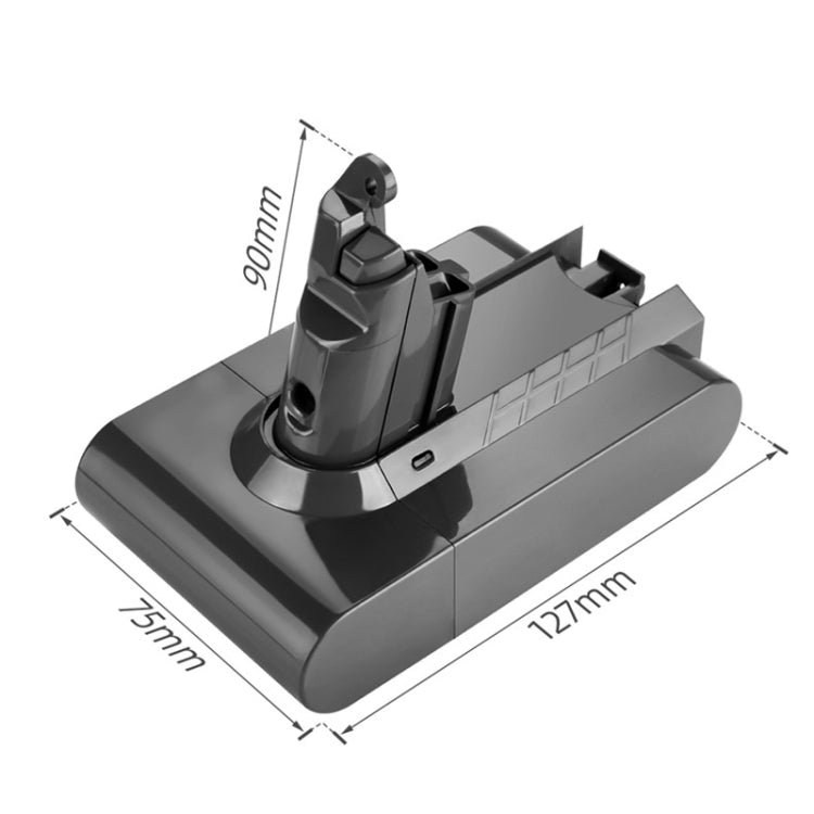 For Dyson V6 Series Handheld Vacuum Cleaner Battery Sweeper Spare Battery, Capacity: V6 2.2Ah - Dyson Accessories by buy2fix | Online Shopping UK | buy2fix