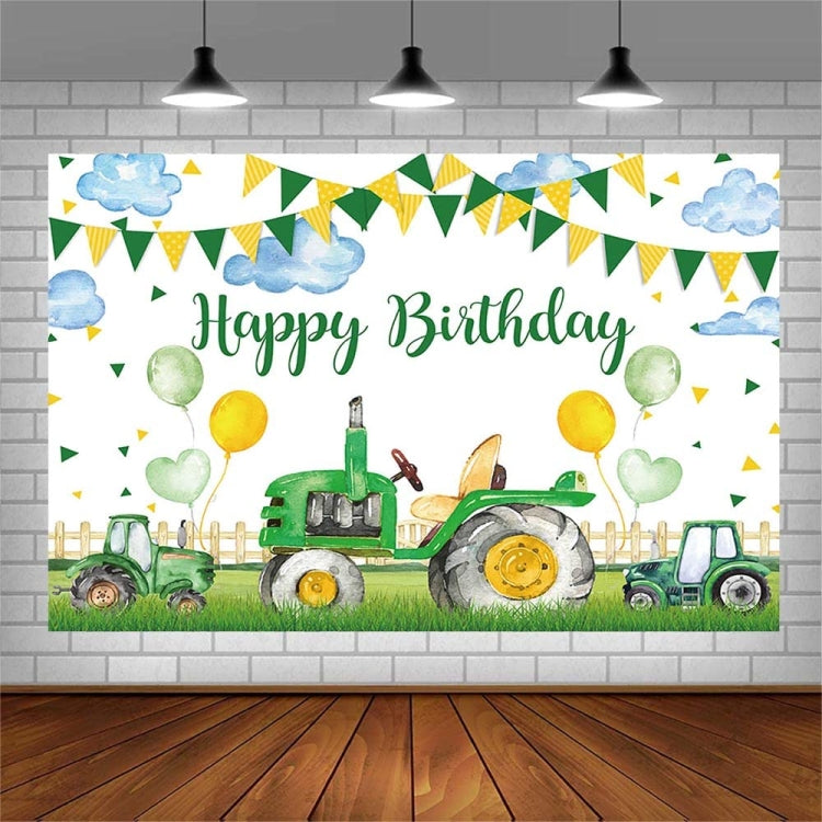 180x270cm Farm Tractor Photography Backdrop Cloth Birthday Party Decoration Supplies -  by buy2fix | Online Shopping UK | buy2fix