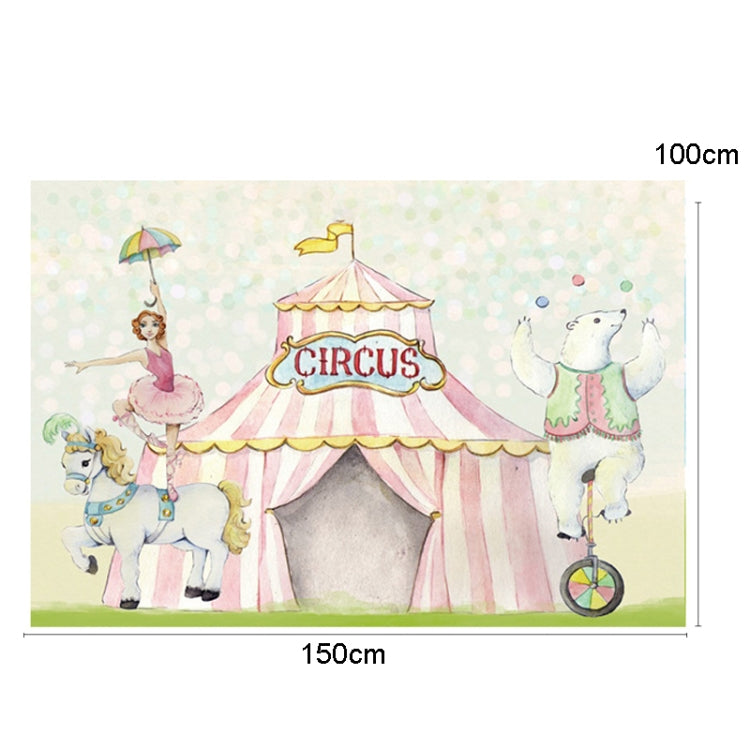 150 x 100cm Circus Clown Show Party Photography Background Cloth Decorative Scenes(MDZ00333) -  by buy2fix | Online Shopping UK | buy2fix