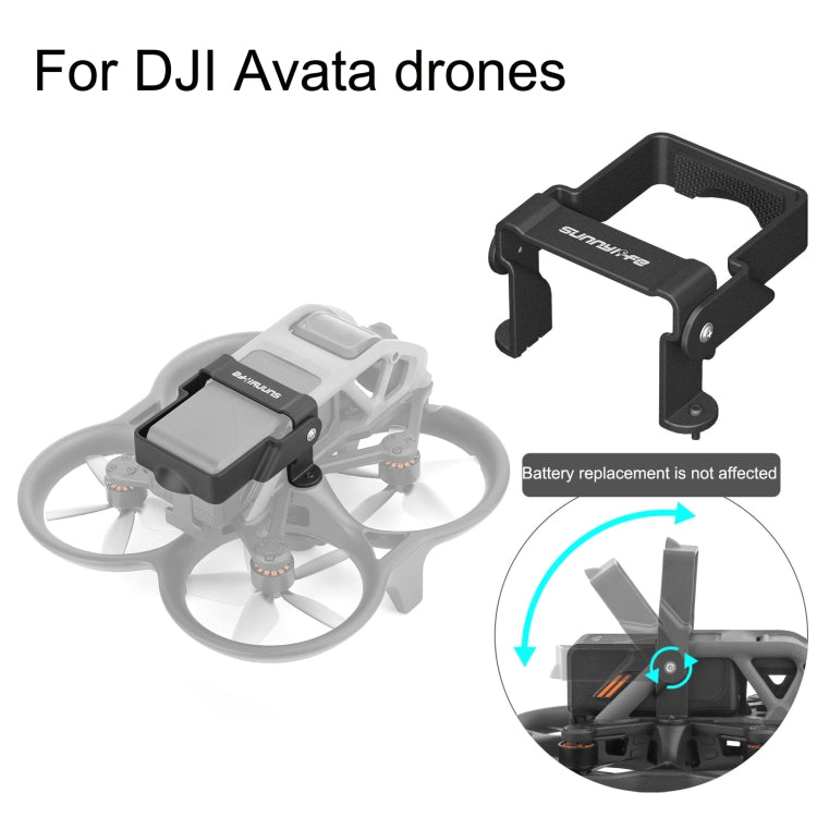 Sunnylife AT-DC503 For DJI Avata Battery Anti-Release Buckle Anti-Loose Falling Folding Buckle(Black) -  by Sunnylife | Online Shopping UK | buy2fix