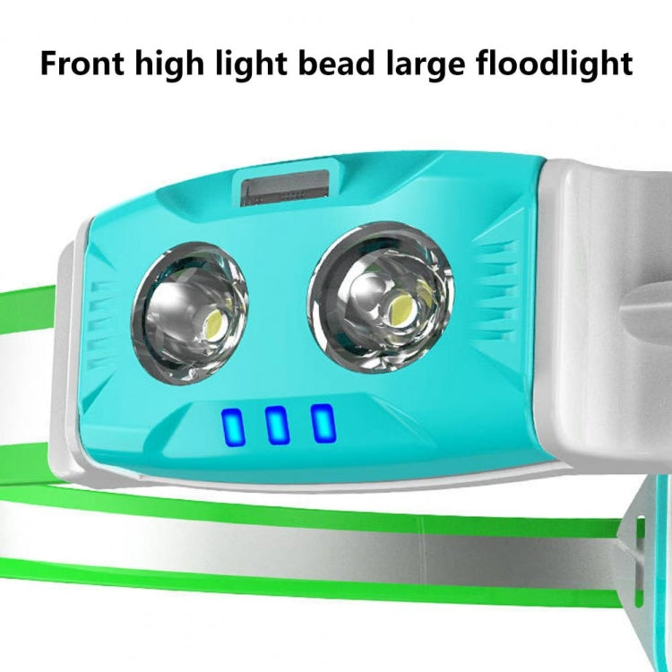 USB Rechargeable Running Light Strap Chest Light(Blue) - Reflective Material by buy2fix | Online Shopping UK | buy2fix