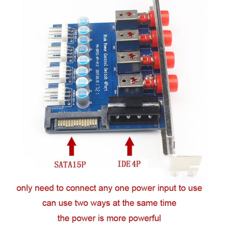 Desktop Computer Disk Drive Power Control Switch Saving Power Controller - Add-on Cards by buy2fix | Online Shopping UK | buy2fix