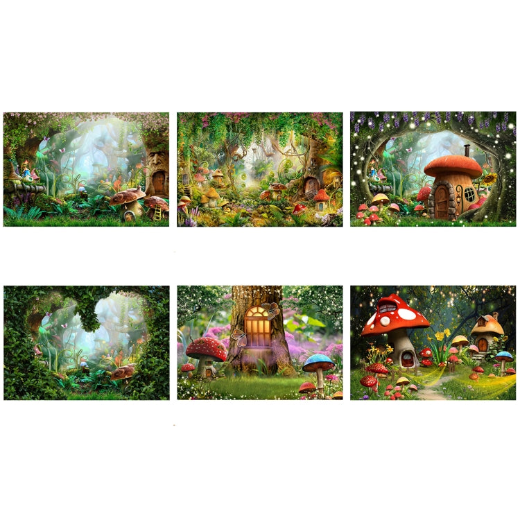 150 x 210cm Fantasy Forest Photography Background Cloth Cartoon Kids Party Decoration Backdrop(4197) -  by buy2fix | Online Shopping UK | buy2fix