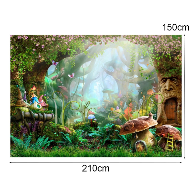 150 x 210cm Fantasy Forest Photography Background Cloth Cartoon Kids Party Decoration Backdrop(6360) -  by buy2fix | Online Shopping UK | buy2fix