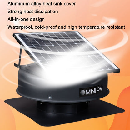 SRVF-350 Solar Roof Exhaust Fan Aluminum Alloy Exhaust Switching Fan Negative Pressure Fan - Others by buy2fix | Online Shopping UK | buy2fix