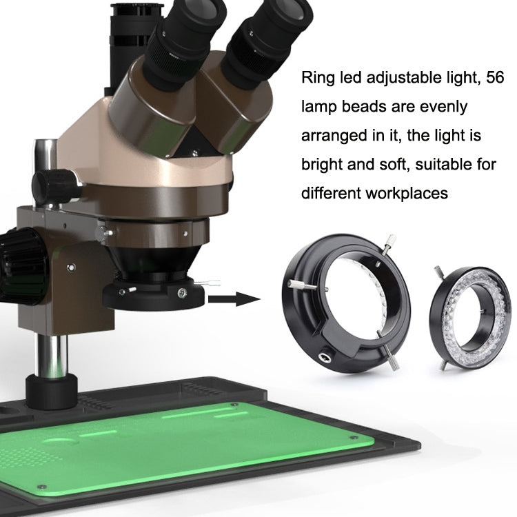 BAKU BA-011 Binomial Electronic Microscope Jewelry Appraisal Mobile Phone Repair With PCB Patch Repair Platform(US Plug 110V) - Digital Microscope by BAKU | Online Shopping UK | buy2fix