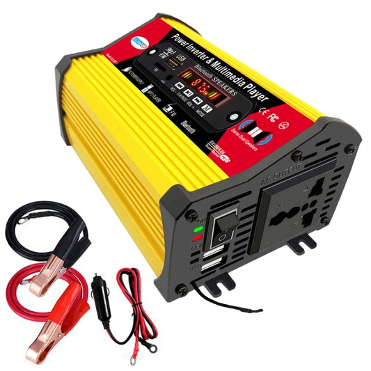 SOLIKE TECH 300W Modified Sine Wave Inverter with Bluetooth MP3/FM Multimedia Player 12V to 220V - Modified Square Wave by buy2fix | Online Shopping UK | buy2fix