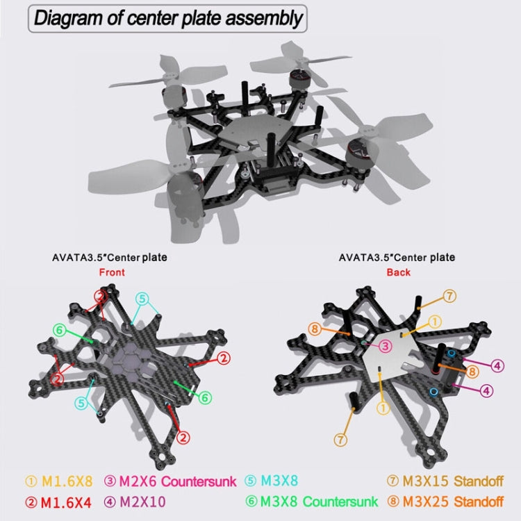 Suitable for DJI Avata 3.5-inch Upgrade Frame Kit, Style: Rack -  by buy2fix | Online Shopping UK | buy2fix