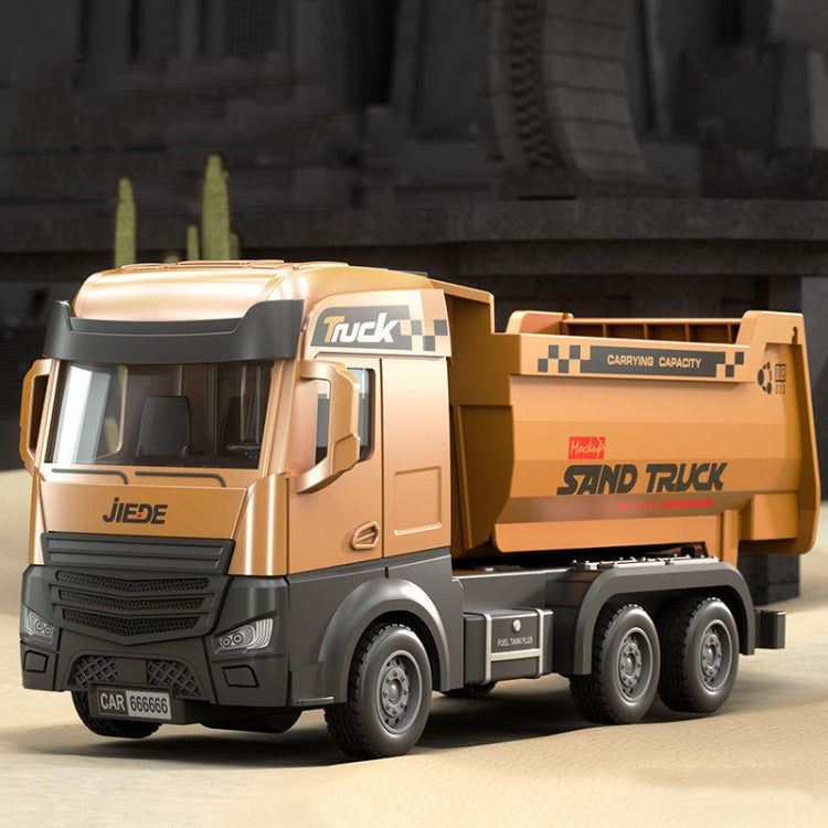 JIEDE Dumper Alloy Engineering Vehicle Toy Children Wisdom Simulation Model Car - Model Toys by JIEDE | Online Shopping UK | buy2fix